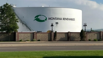 Exterior view of Montana Renewables refinery central to US sustainable aviation fuel expansion.